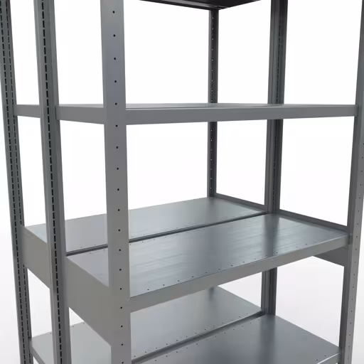 Productafbeelding nr. 7 van het artikel basisplank, dubbele plank, rekkensysteem MULTIplus250, 2500 x 1000 x (2x400) mm, 2x6 planken, verzinkt uit het rekkenprogramma van het merk Schulte Lagertechnik