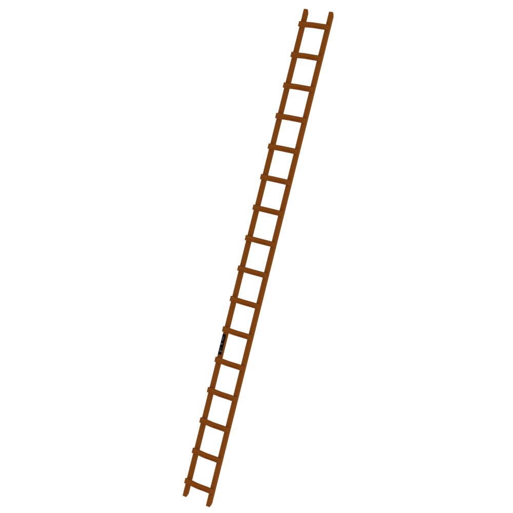 Munk houten dakladder met 16 sporten van Günzburger Steigtechnik Munk houten dakladder uit de categorie speciale ladders, professionele producten met artikelnummer 033123