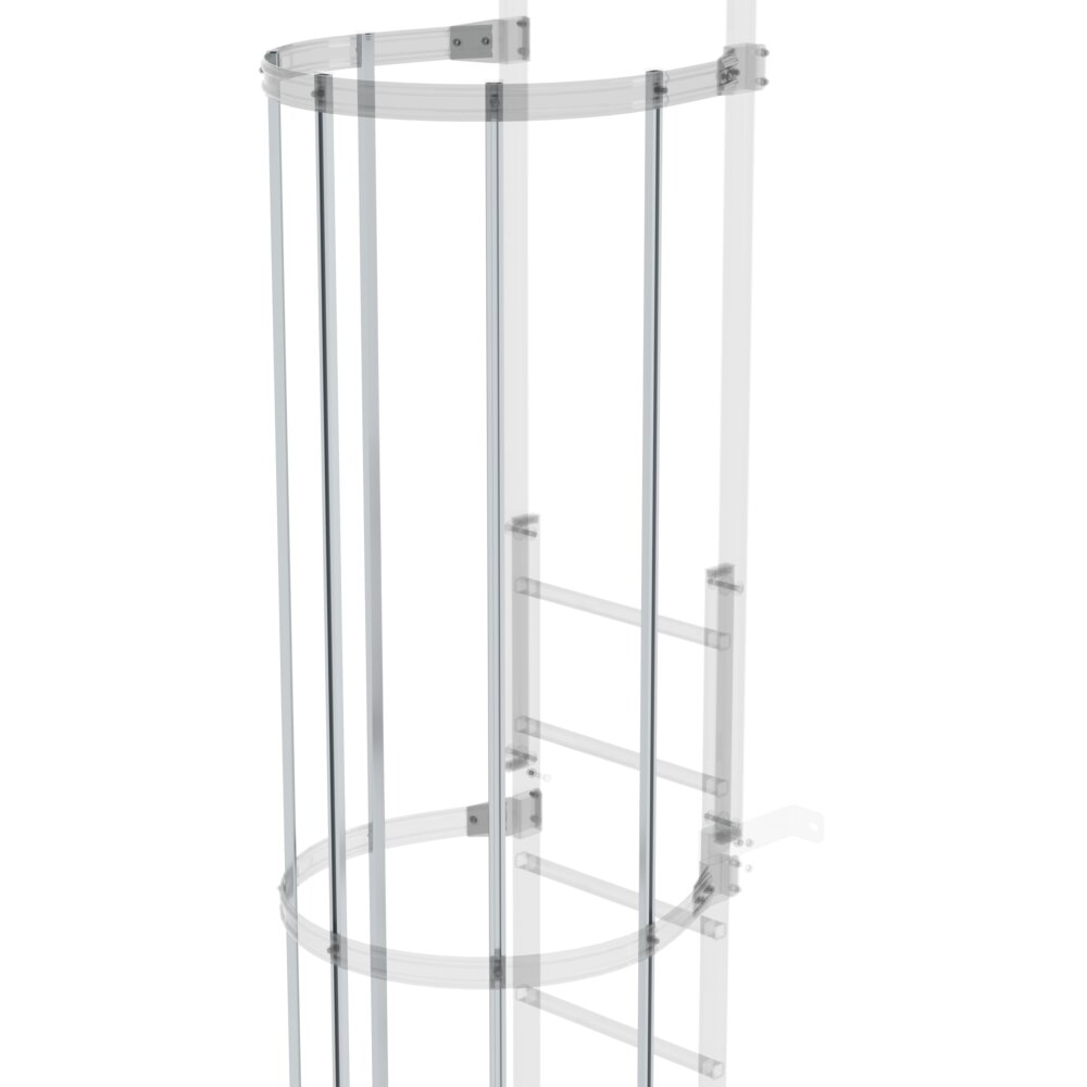 Munk rugleuningsteun, 3000 mm lang, uit de categorie ladders, artikelnummer 062235