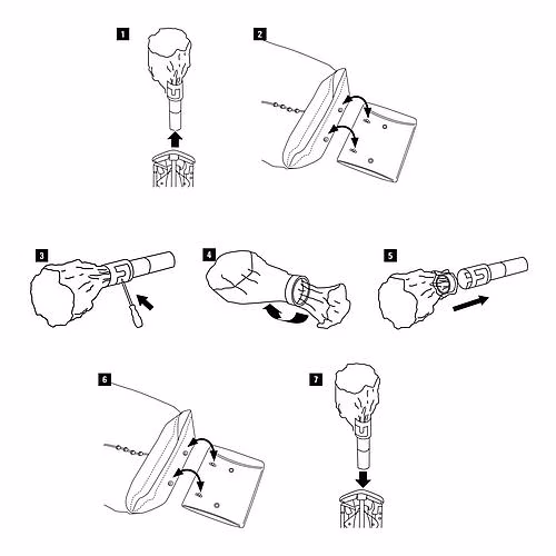 Zusatzbild 2761343 JUWEL TYVEK® vervangende beschermkap met kraaltrekker
