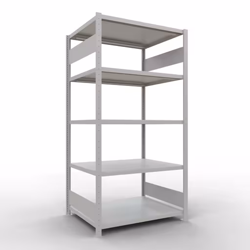 Figuur nr. 15 van het artikel basisplank, legplank, insteeksysteem MULTIplus250, 2000 x 1000 x 800 mm, 5 legborden, lengtestangen, RAL 7035 lichtgrijs uit de insteeksysteem productgroep van Schulte Lagertechnik.
