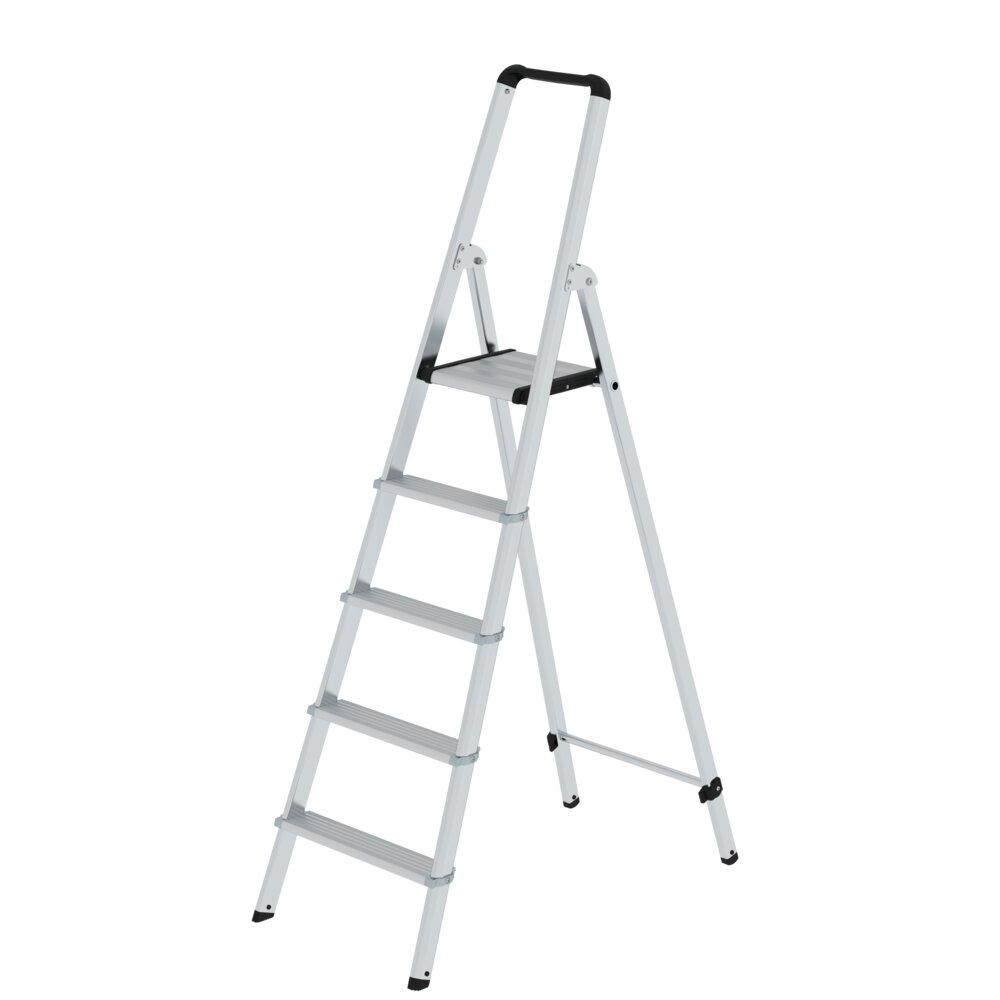 Munk ML-trapladder, enkelzijdig toegankelijk, 5 treden, van Günzburger Steigtechnik Munk ML trapladder, enkelzijdige toegang, uit de categorie trapladders, artikelnummer 011225