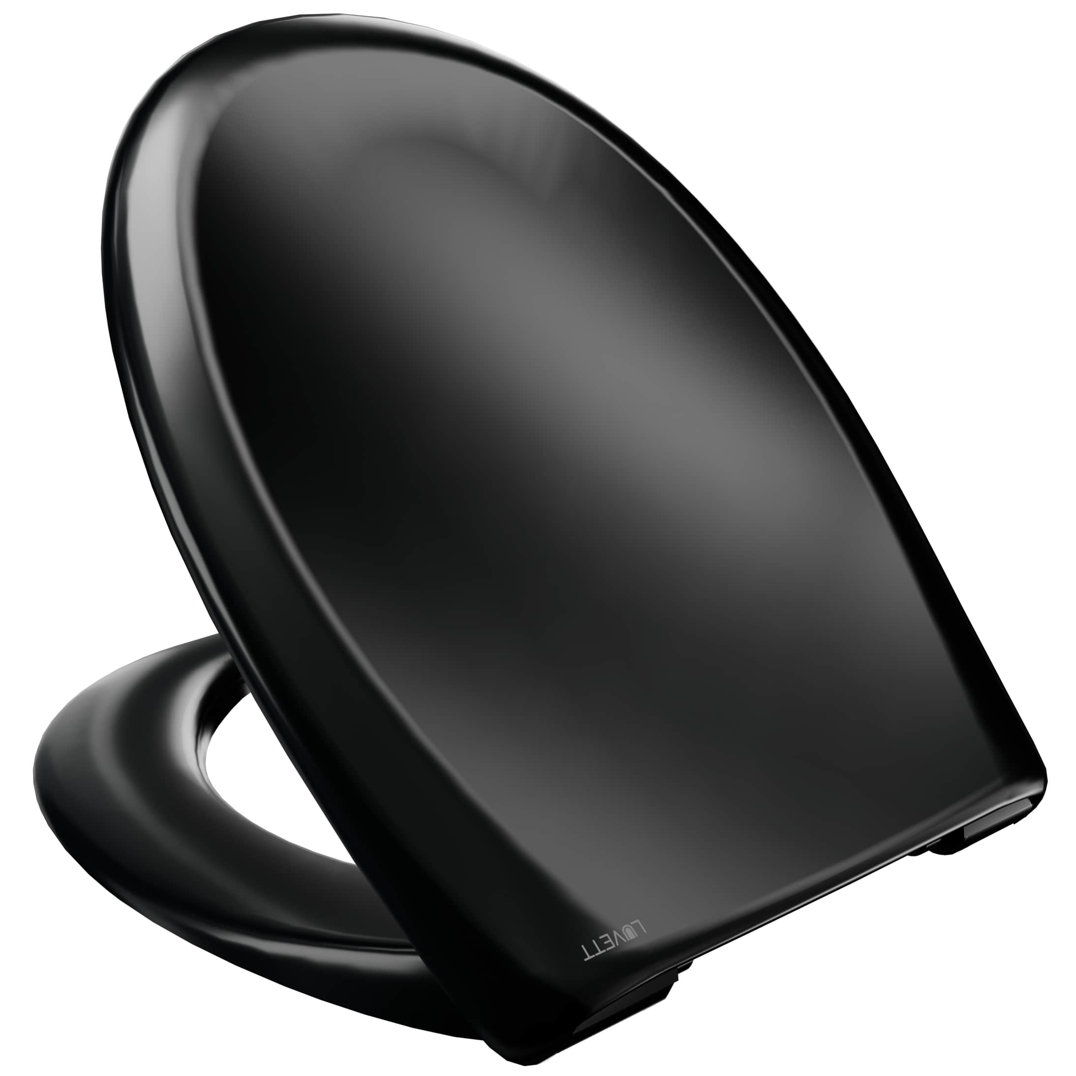 Toiletzitting C770 zwart ovaal met softclose-mechanisme, toilet/toilet, art.nr. 539726