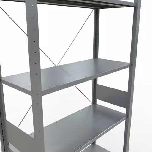 Figuur nr. 14 van het artikel basisrek, legplank-insteeksysteem MULTIplus85, 3000 x 1000 x 400 mm, 7 legborden, verzinkt uit de productgroep insteeksysteem van het merk Schulte Lagertechnik.