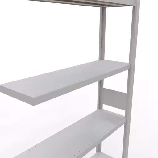 Afbeelding nr. 12 van het artikel aanbouwrekken, legbordstellingen, insteeksysteem MULTIplus330, 3000 x 1000 x 300 mm, 7 legborden, lengtestangen, RAL 7035 lichtgrijs uit de productgroep insteeksysteem van Schulte Lagertechnik
