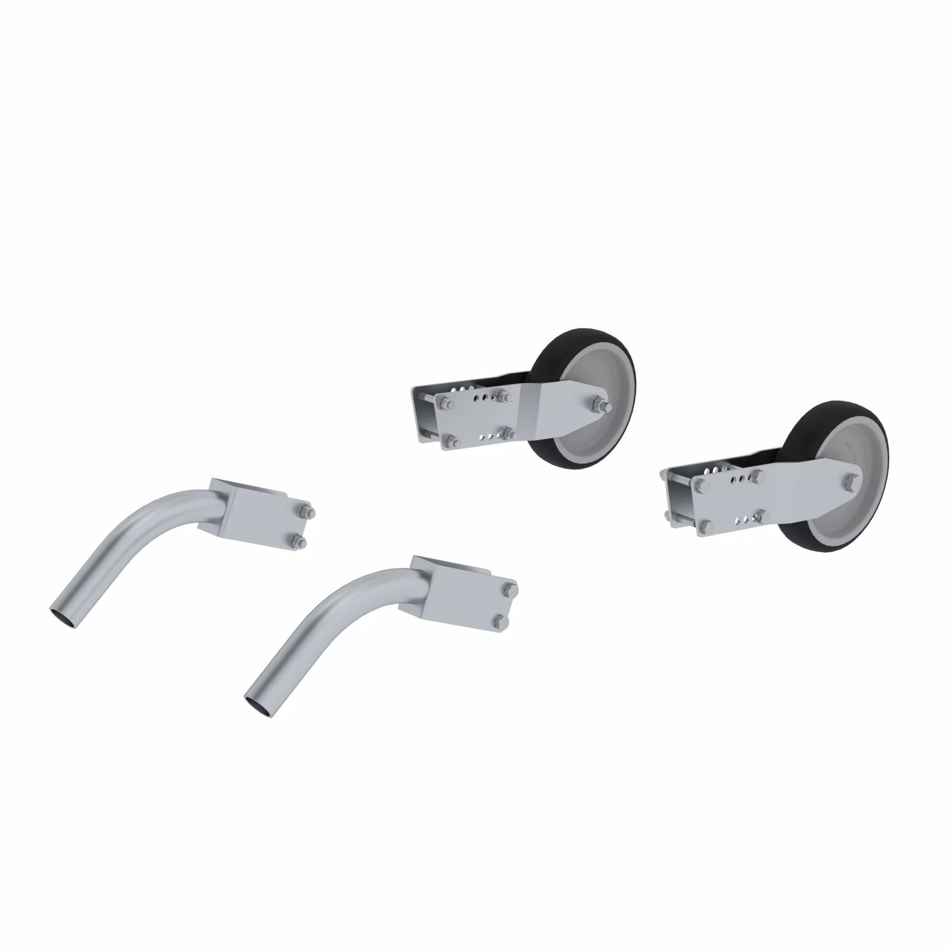 Ombouwset voor zwenkwielen en duwhandvatten van Munk met art.nr. 050237