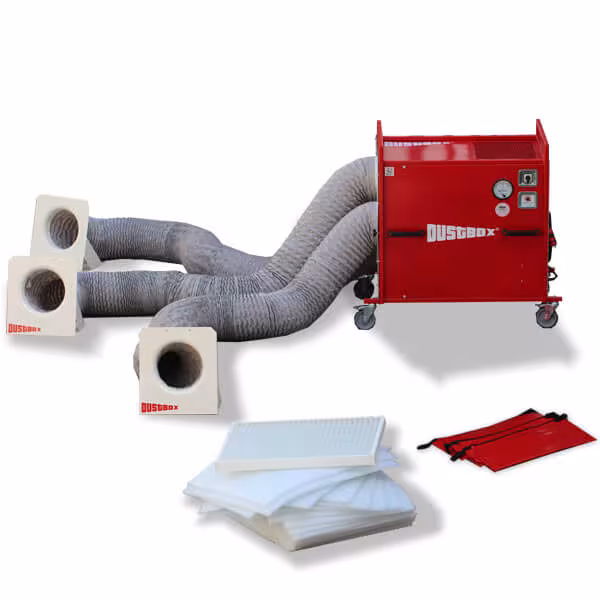 DustBox zorgeloos pakket 6000, ontvochtiging, ventilatie, luchtreiniging, artikelnr. Zorgeloos pakket 6000
