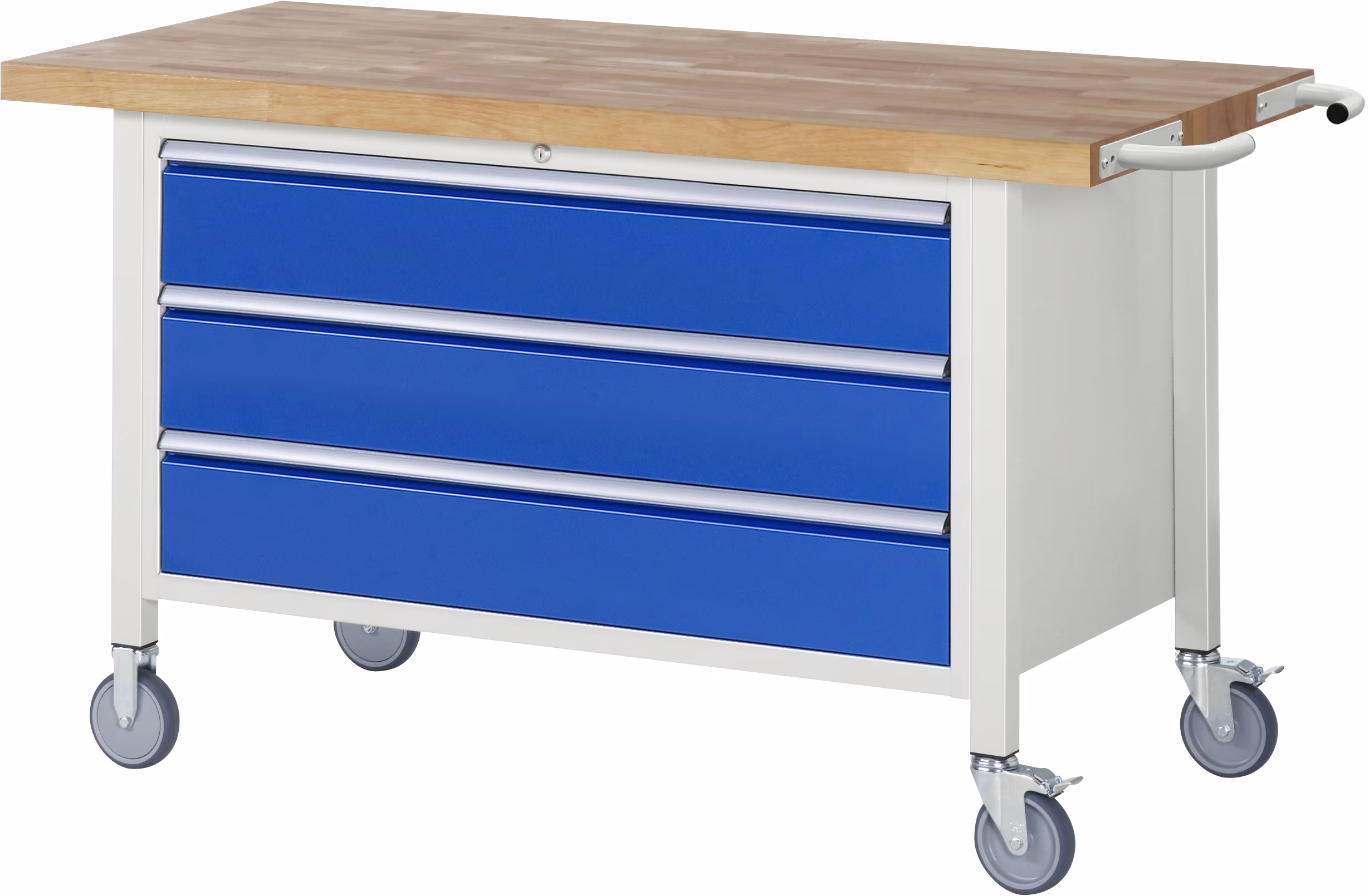 Mobiele werkbank 8357, B1500xD700xH880mm, 3xlade-TA van Rau Mobiele werkbank 8357 uit de categorie Werkbanken met artikelnummer 05-8357A2-157B4S.11