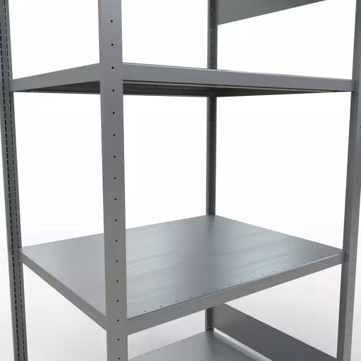 Basisplank, legbord, insteeksysteem MULTIplus330, 2000 x 1000 x 800 mm, 5 legborden, lengtestangen, verzinkt van Schulte Lagertechnik met het artikelnr. 13980-LR