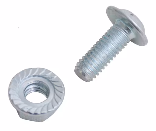 M6x16 lensschroef, met binnenzeskant, wartelmoer met borgvertanding, VE 50 van Schulte Lagertechnik uit het assortiment schroefsystemen