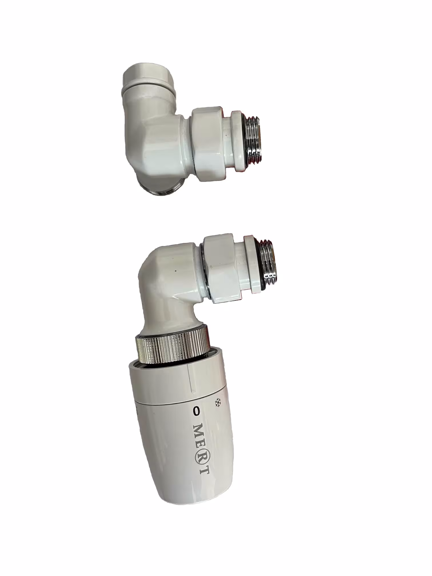 Design TH hoekhoek, radiatormontage & aansluitingen, art.nr. 1000-TTSET-E-W-R