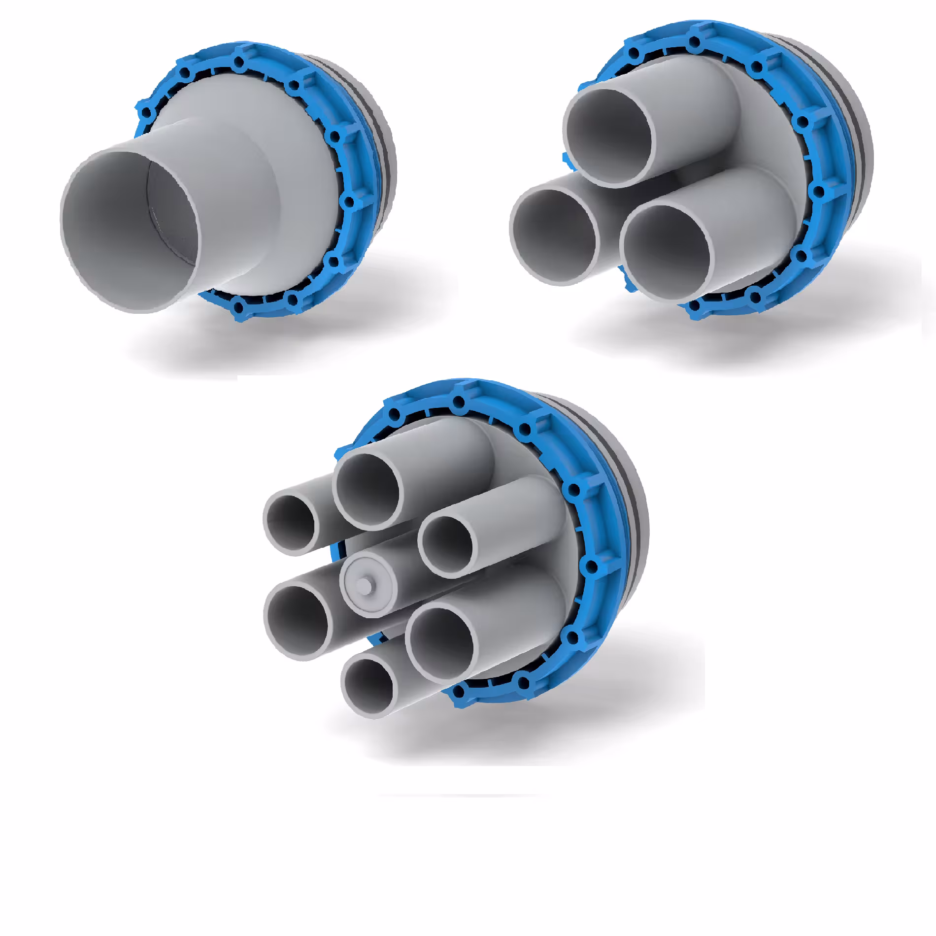UGA systeemdeksel voor KD110 afdichtingspakking van de D-7/32mm(3/3)/25mm(4/3)-TM van het merk UGA System-Technik uit de categorie muurdoorvoeren