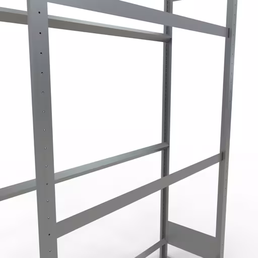 Basisplank, wielen-/bandenrek, 2000 x 1200 x 400 mm, verzinkt, 3 opslagniveaus met 150 kg vakbelasting per niveau van Schulte Lagertechnik met artikelnr. 20778