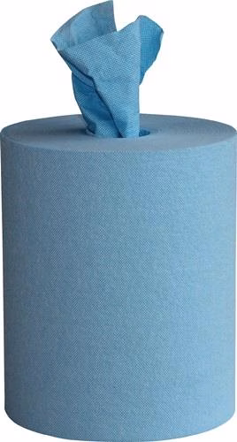 WIPEX Werk schoonmaakdoek, circa 380 mm lang x 240 mm breed, blauw, 1-laags, uit de categorie schoonmaak- en poetsdoeken, handdoeken en handdoekrollen, artikelnummer 9000469020