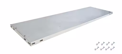 Andere weergave van het artikel Extra plank MULTIplus85 1300 x 300, verzinkt, inclusief 4 schroeven + moeren uit de categorie schroefsysteem