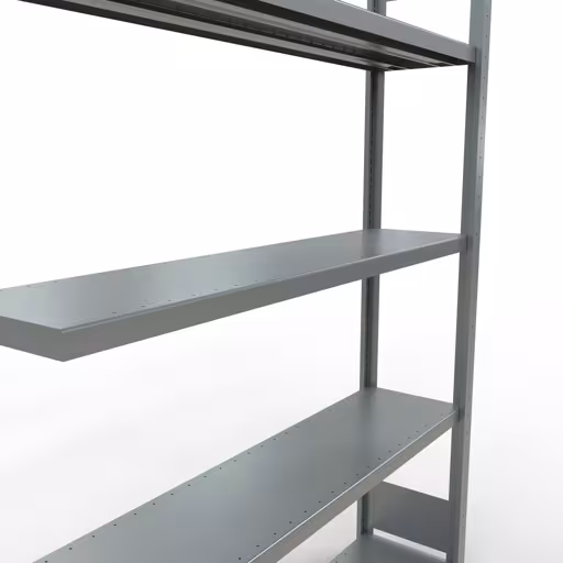 Afbeelding nr. 15 van het artikel aanbouwrekken, legbordstellingen, insteeksysteem MULTIplus250, 2000 x 1300 x 300 mm, 5 legborden, lengtestangen, verzinkt uit de productgroep insteeksysteem van Schulte Lagertechnik