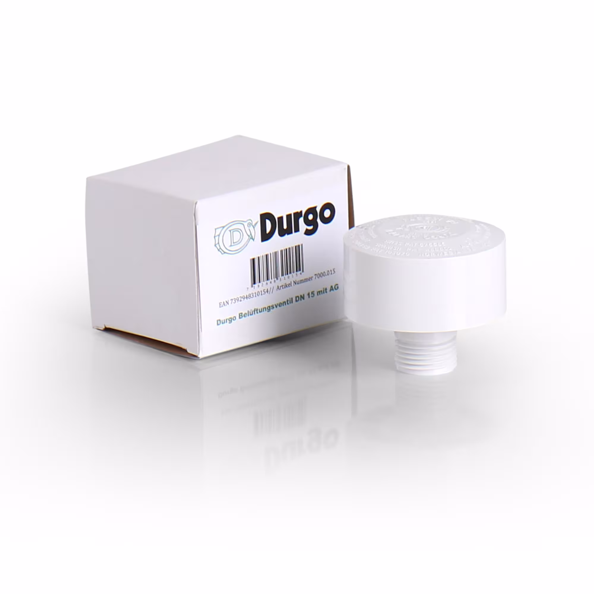 Ontluchtingsventiel DN 15 aansluiting 1/2 inch uit de categorie afvoerpijpbeluchter met de GTIN 7392948310154 Durgo beluchter met schroefdraadaansluiting van het merk Durgo uit de categorie afvoerpijpbeluchter