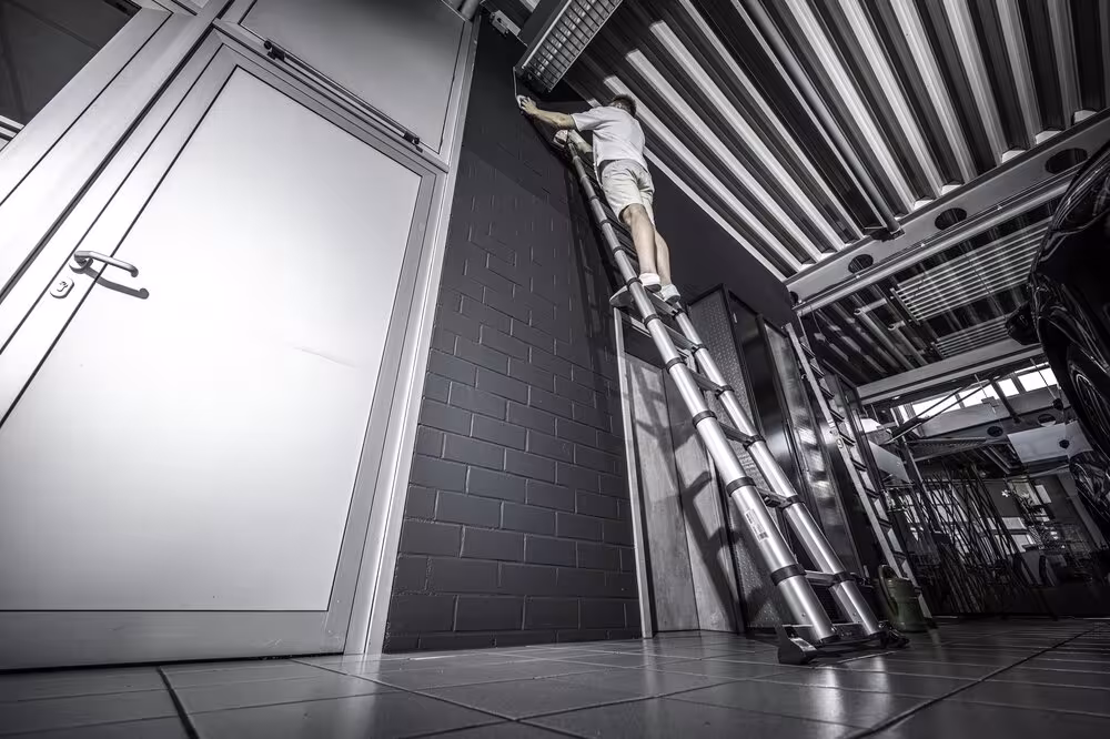 Munk ML-telescopische ladder, 13 treden, van Günzburger Steigtechnik Munk ML telescopische trap uit de categorie telescopische trappen met artikelnummer 115413