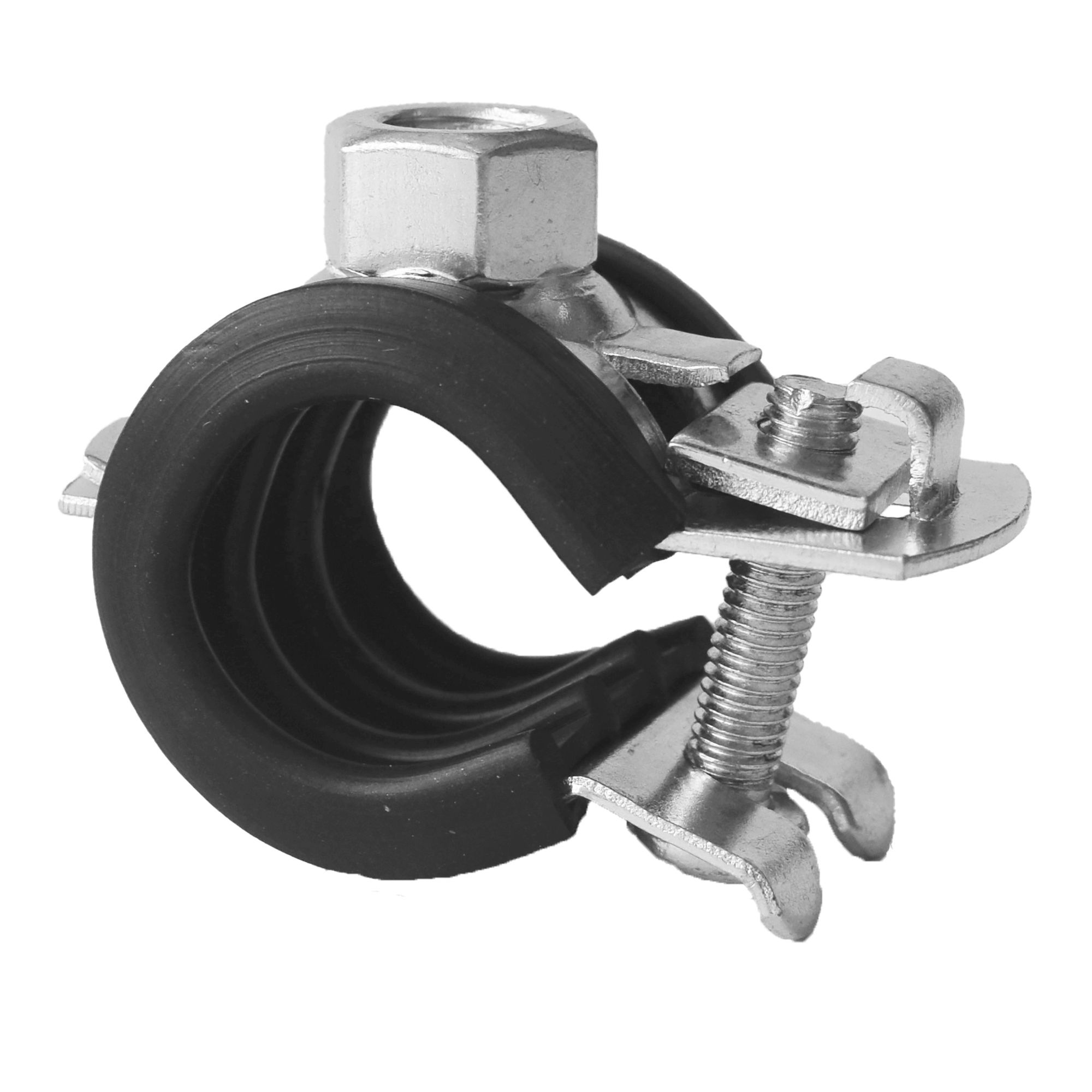 Produktbild 3839961 20 stuks - Knikpijpklem M8 20-23mm (1/2'') gegalvaniseerd met insert