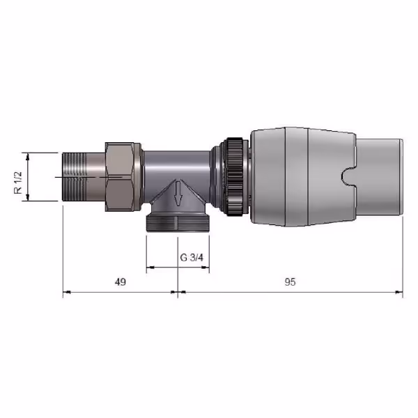 HoWaTech Duo warmwater vloerverwarming | Set met dubbele buisverwarmingsmat en RTL-klep hoekverwarmingsoppervlak 7,5m² van HoWaTech uit de categorie vloerverwarming