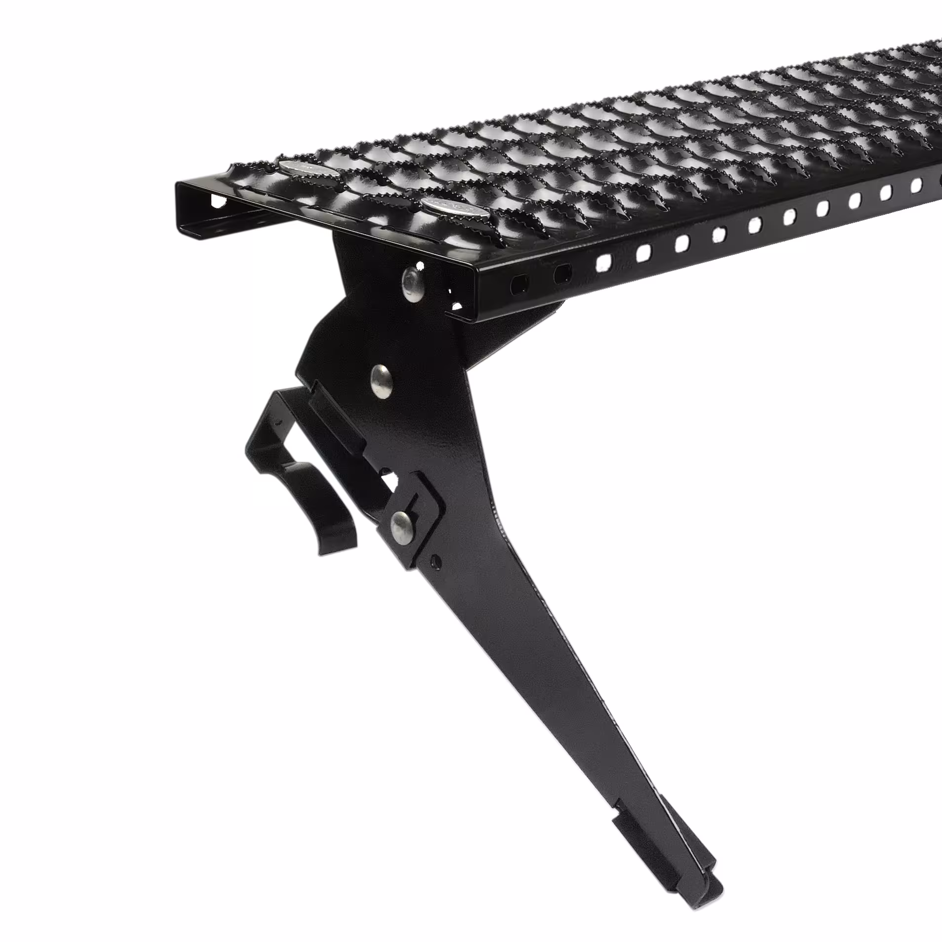 Trapac looproosterset breedte 80cm voor dakpannen en dakpannen, zwart (RAL 9005) van Klöber Trapac looproosterset, dakveiligheid, art.nr. KS9400-9905