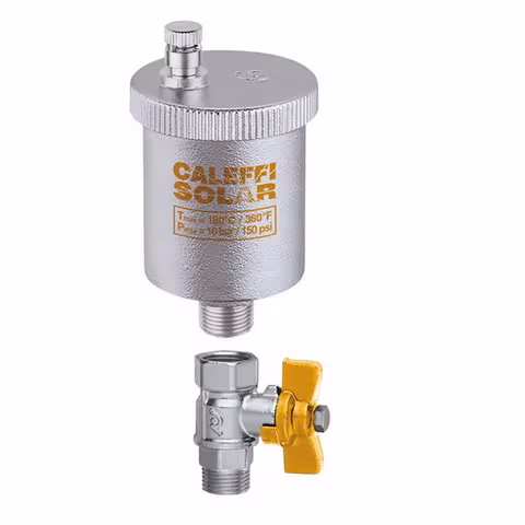 Solar snelontluchter van het merk Caleffi uit het assortiment zonnesystemen
