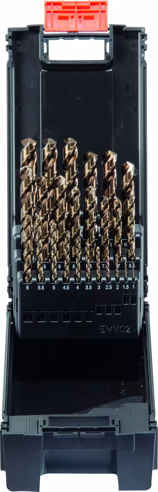 Andere weergave van het artikel Kunststof cassette DIN 338 type SN 25 stuks. 1 - 13 mm/0,5 st. uit de categorie machineaccessoires