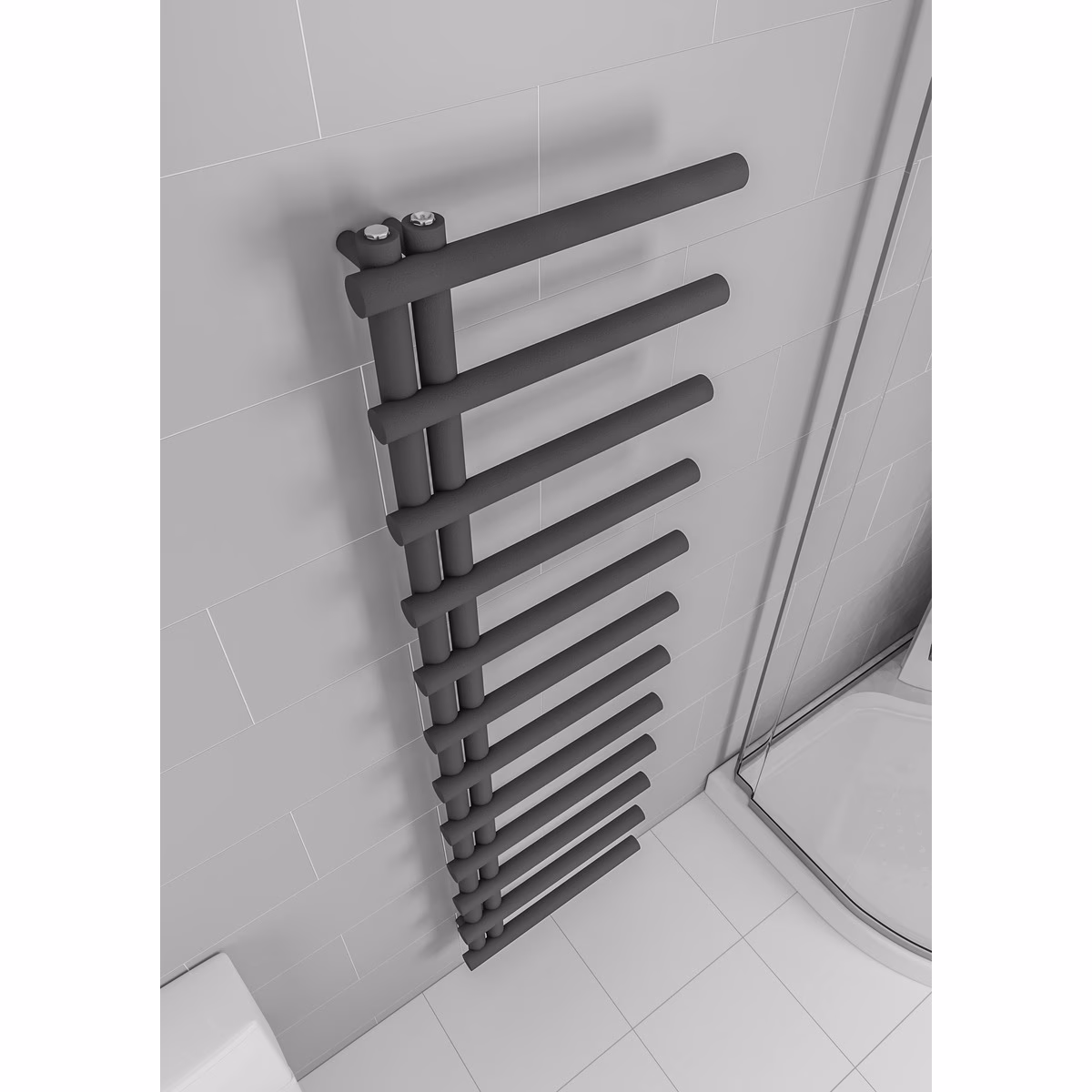 Ohne Text 2423136333727187616 Mert Design badkamer radiator model Metire, zwart, 500x1150 mm