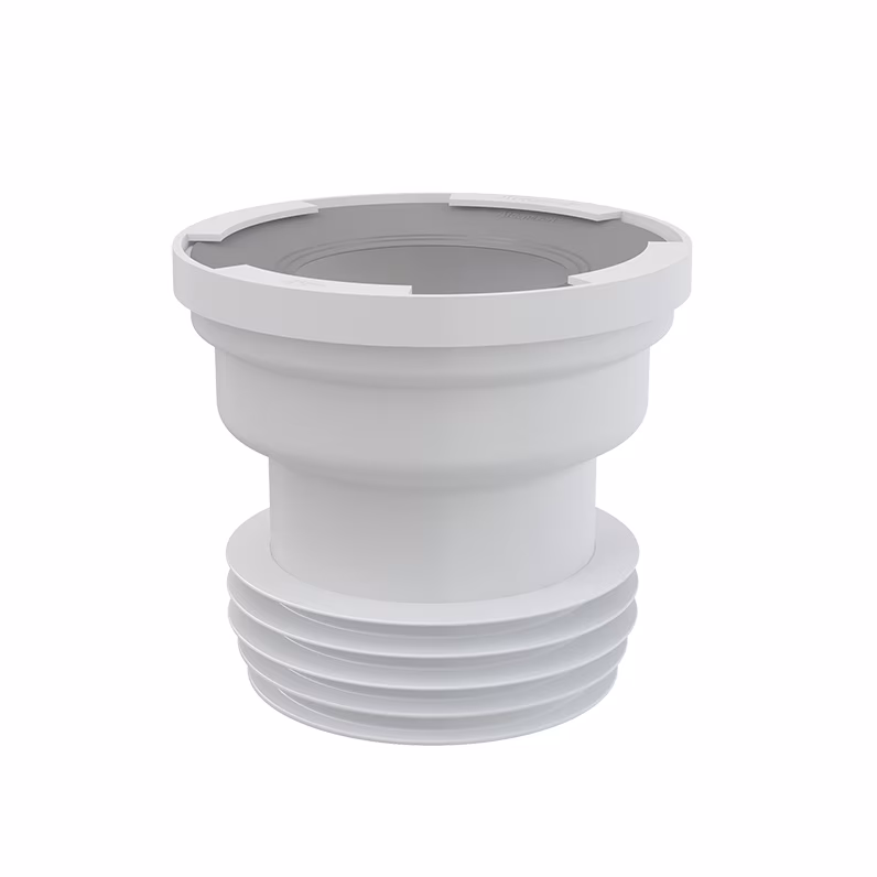 WC-aansluiting excentrische buis afvoermof toilet wit universeel | alcadrain A991 uit de categorie WC-aansluiting