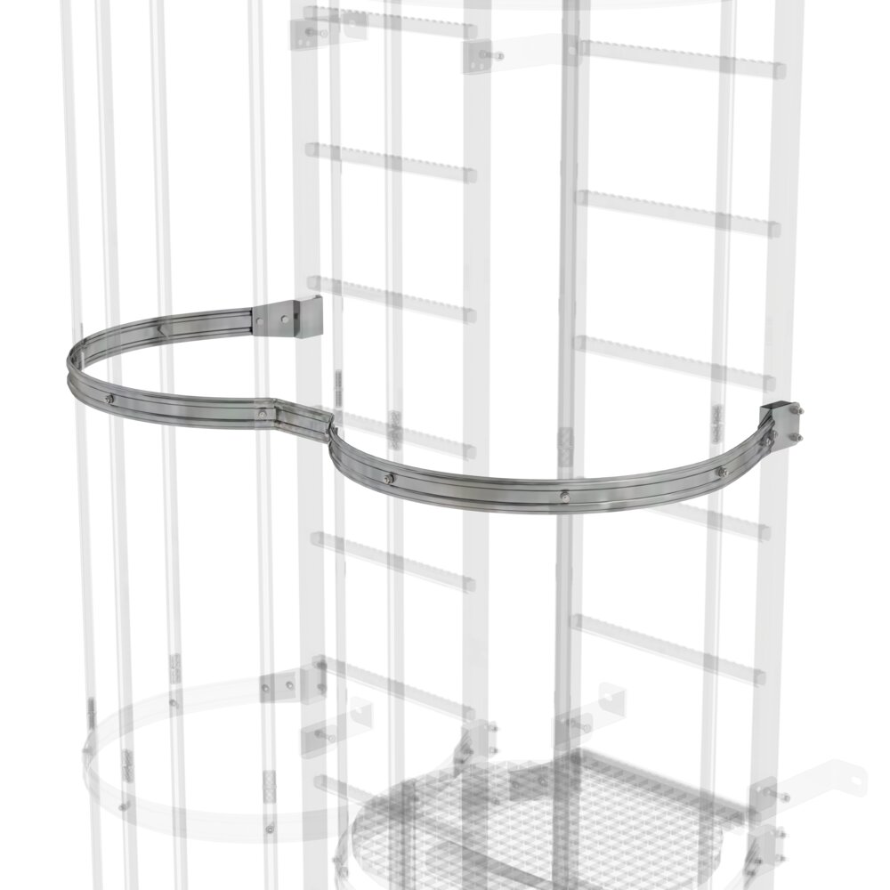 Munk rugbeschermbeugel, offset uitvoering, gegalvaniseerd staal, van Günzburger Steigtechnik Munk rugbeschermingsbeugel, offset ontwerp, uit de categorie klimuitrusting accessoires & reserveonderdelen, artikelnummer 063963