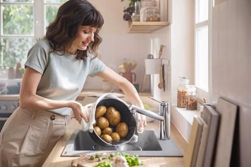 Eéngreeps wastafelmengkraan Zesis M33 150 chroom
