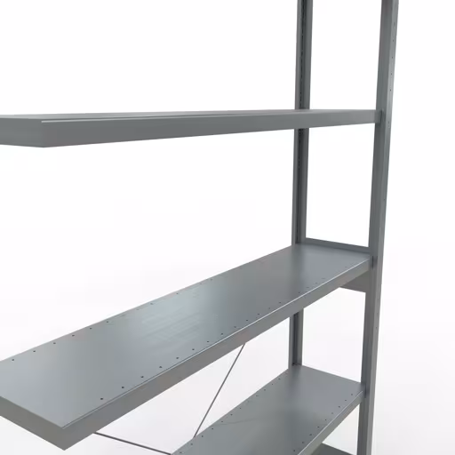 Insteeksysteem opzetplank 2500x1300x300 mm, type 250 kg, verzinkt uit de categorie opzetplanken met de GTIN 4004514218025 Insteeksysteem aanbouwstelling 2500x1300x300 mm, type 250 kg, verzinkt van Schulte Lagertechnik uit het assortiment insteeksysteem
