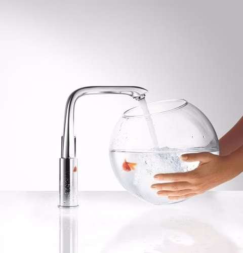 Hansgrohe METRIS 230 Eéngreeps wastafelmengkraan met 15 mm diameter en draaibare uitloop Baduitloop G 1 1/4 inch chroom