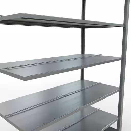 Afbeelding nr. 12 van het artikel, kantoorrekken, insteeksysteem MULTIplus150, 2300 x 1300 x 600 mm, 7 legborden, verzinkt, met middenaanslag uit de productgroep kantoorrekken van Schulte Lagertechnik