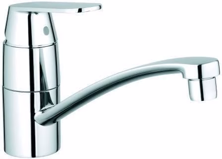 GROHE Eurosmart C 32842 eengreeps keukenkraan met platte uitloop, chroom, van het merk Grohe GROHE eengreeps keukenkraan Eurosmart C 32842 met platte uitloop en chroom afwerking, uit de categorie keukenkranen, artikelnummer 6000515927