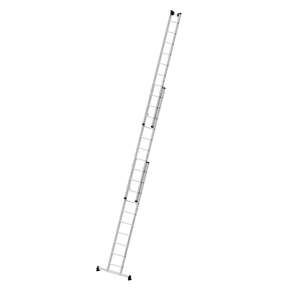 Produktbild (Abb. Ähnlich) 3819561 Munk 3-delige multifunctionele ladder met nivello® traverse en muurrollen 3x10 sporten