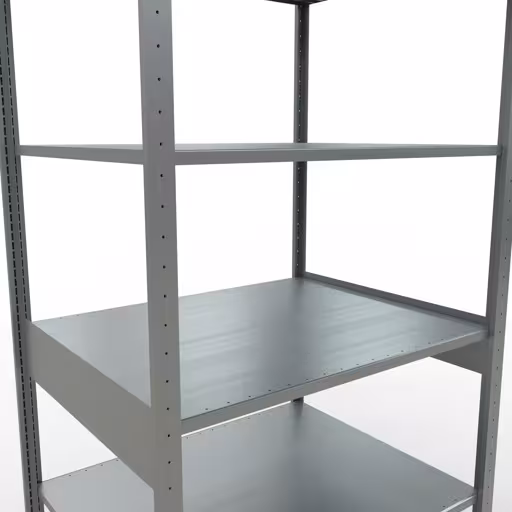 Basisplank, legplank, insteeksysteem MULTIplus150, 2500 x 1000 x 800 mm (HxBxD), 6 legborden, lengtestangen, verzinkt uit de categorie basisplanken met de GTIN 4004514281371 Basisplank, legbord, insteeksysteem MULTIplus150, 2500 x 1000 x 800 mm, 6 legborden, lengtestangen, verzinkt van Schulte Lagertechnik uit het assortiment insteeksysteem