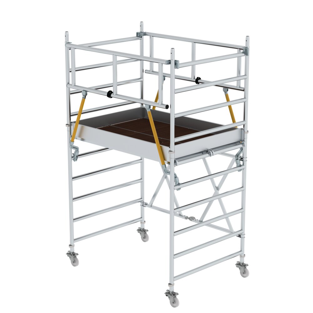 Munk vouwsteiger SG 1,35 x 1,80 m, platformhoogte 2,08 m, van Günzburger Steigtechnik Munk vouwsteiger SG 0,75 x 1,80 m uit de categorie vouwsteigers met artikelnummer 115201