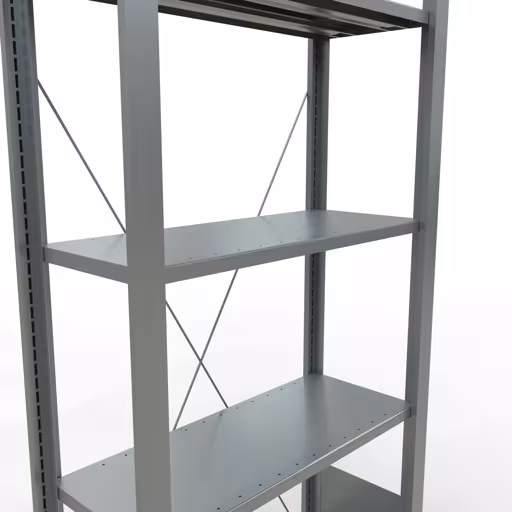 Afbeelding nr. 13 van het artikel, kantoorreksysteem MULTIplus85, 1800 x 750 x 300 mm, 5 legborden, verzinkt, zonder aanslaglijst uit de productgroep kantoorrekken van Schulte Lagertechnik