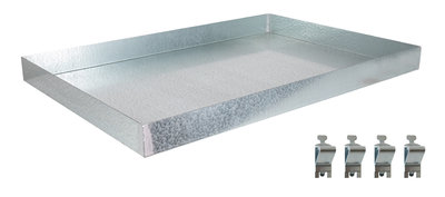 Zusatz-Umwelt-Wannenboden, 1000 x 600, verzinkt (Volumen: 22 Liter) von der Marke Schulte Lagertechnik Zusatz-Umwelt-Wannenboden, 1000 x 600, verzinkt (Volumen: 22 Liter) aus der Kategorie Zubehör mit der Artikelnummer 14877