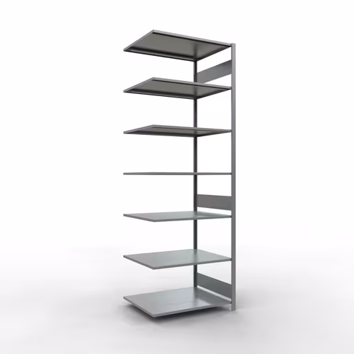 Productafbeelding nr. 13 van het artikel aanbouwplank, legbord, insteeksysteem MULTIplus150, 3000 x 1000 x 800 mm, 7 legborden, verzinkt uit het insteeksysteem-assortiment van Schulte Lagertechnik