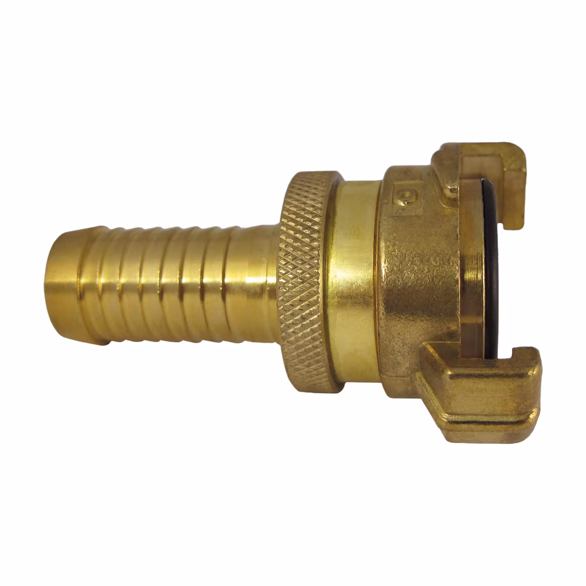 GK MS snelkoppeling met contramoer, messing snelkoppeling GK, art.nr. 33401