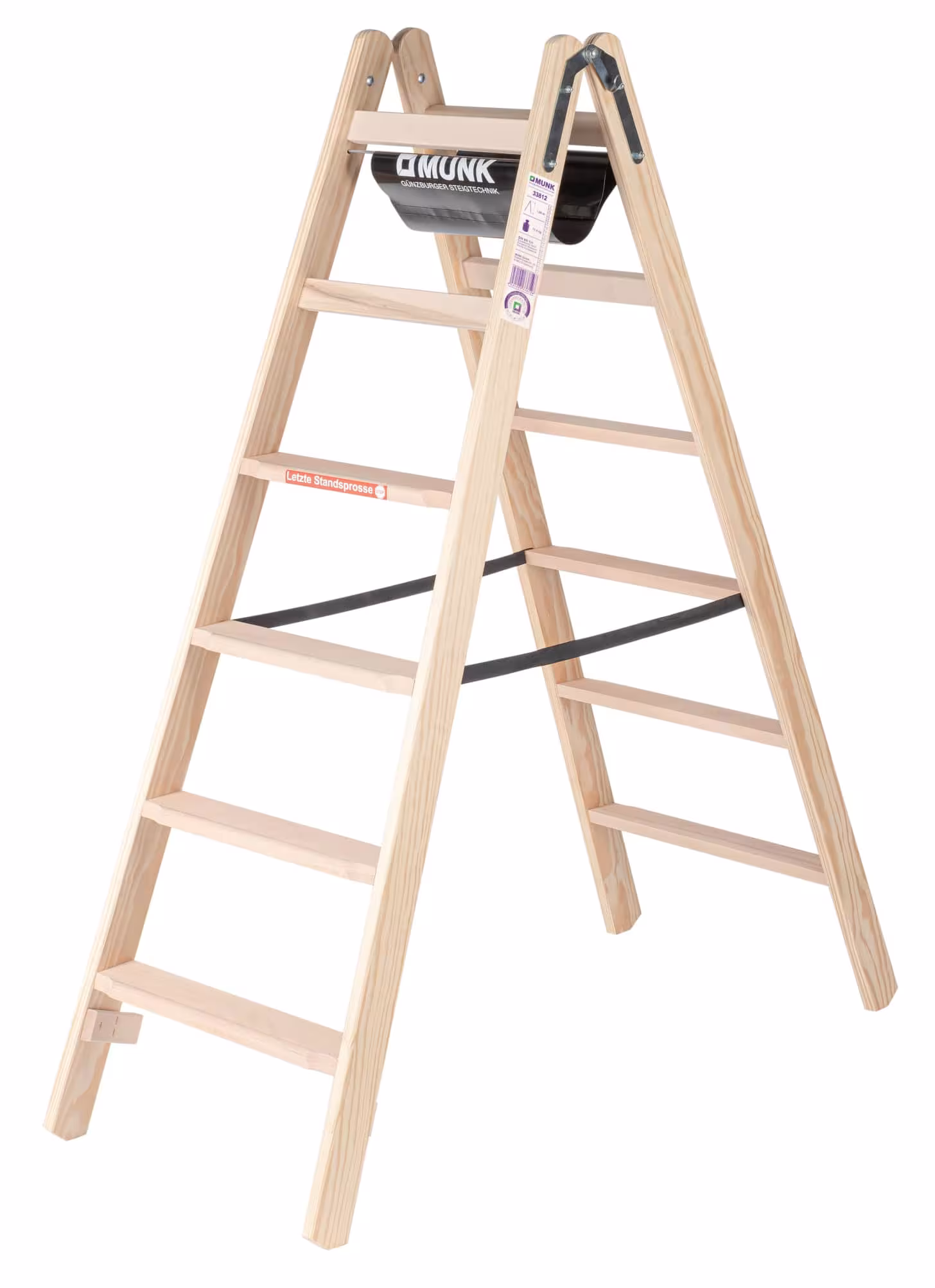 Munk houten trap, trappen, art.nr. 033806