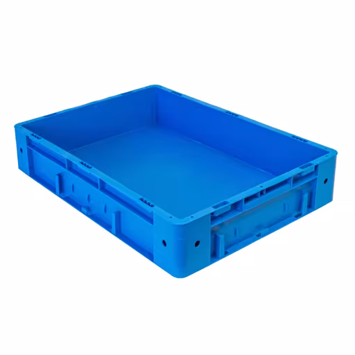 Eurostapelbak 120 x 400 x 600, blauw, PP van Schulte Lagertechnik uit de categorie steeksysteem