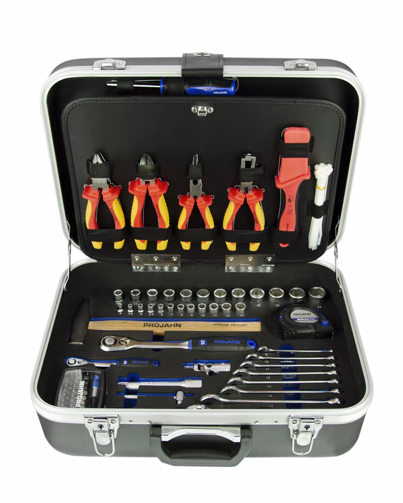Elektrische gereedschapskoffer 128-delig van PROJAHN met het artikelnr. 8683