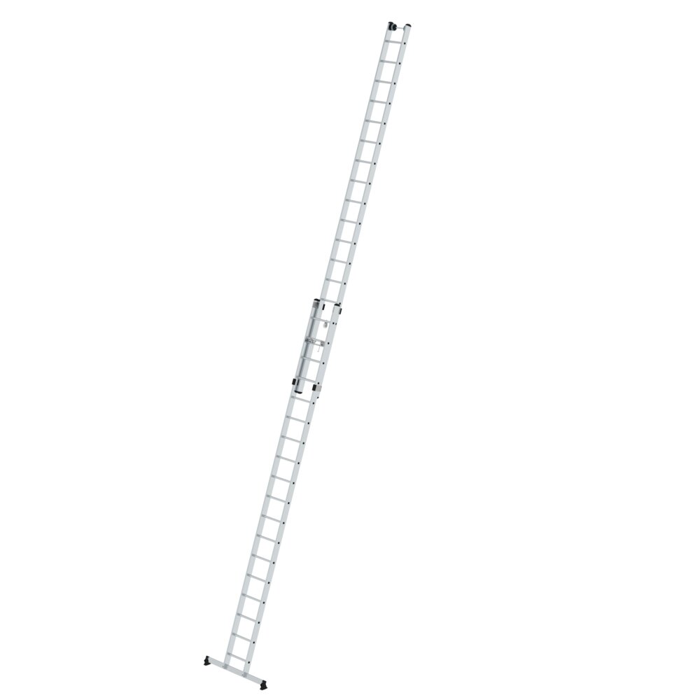 Munk 2-delige touwladder met nivello® traverse, 2x18 sporten, van Günzburger Steigtechnik Munk 2-delige touwladder met Nivello® dwarsbalk uit de categorie uitschuifladders, touwladders met artikelnummer 021318