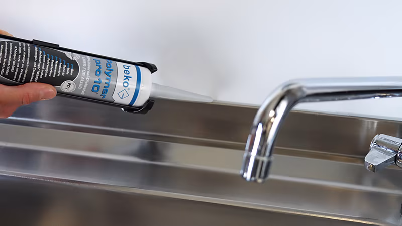 Polymeer pro10® 310 ml ANTHRAZITE Sinken, Waschbeckenhahn