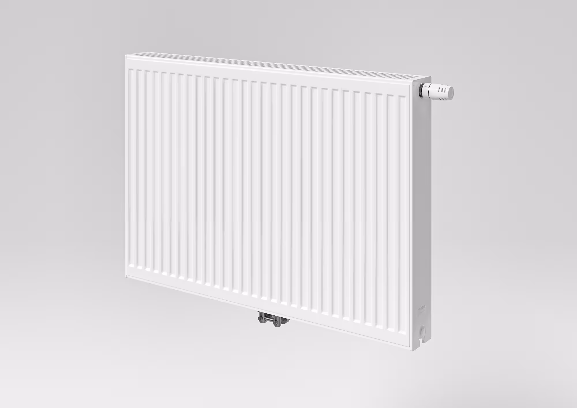 PURMO platte radiatorkraan Compact M Flex type 11 BH 500 BL 500