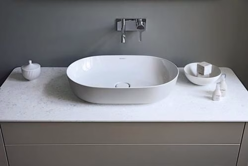Detailbild 4059778 Duravit C.1 monoknop wastafelmengkraan, inbouwuitloop 225 mm, zonder bedieningshendel, chroom Hansgrohe
