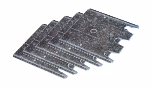 Onderlegplaat, 5 stuks, 1 mm voor S610-M18 en S625-A18, verzinkt van het merk Schulte Lagertechnik uit het assortiment palletstellingen